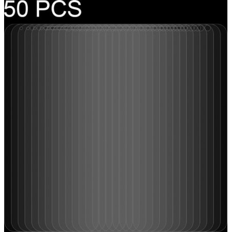 50 STKS voor Galaxy A8 (2018) 0.26mm 9 H Oppervlaktehardheid 2.5D Gebogen Rand Gehard Glas Screen Protector