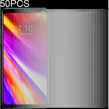 50 STKS 0.26mm 9H 2.5D Gehard Glas Film voor LG G7 ThinQ