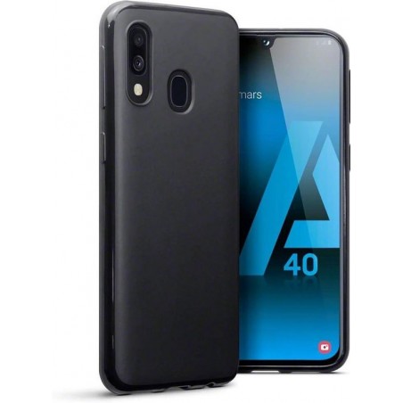 EmpX.nl Samsung Galaxy A40 TPU Zwart Back cover