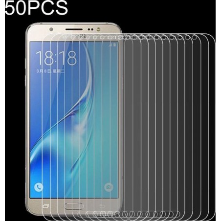 Let op type!! 50 PCS HAWEEL 0 26 mm 9 H + oppervlaktehardheid 2.5D explosieveilige gehard glas Film voor Galaxy J7 / J700