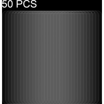 50 STKS voor Galaxy A8 + (2018) 0.26mm 9 H Oppervlaktehardheid 2.5D Gebogen Rand Gehard Glas Screen Protector