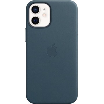Apple leren hoesje met MagSafe - Voor iPhone 12 Mini - Baltisch blauw