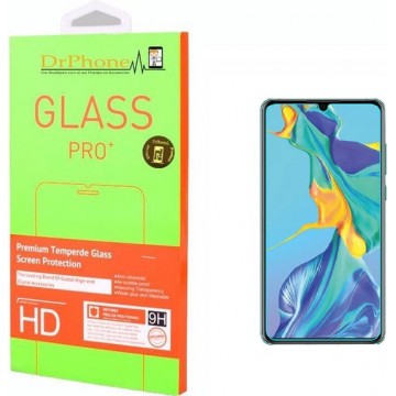 DrPhone Huawei P30 Glas - Glazen Screen protector - Tempered Glass 2.5D 9H (0.26mm)
