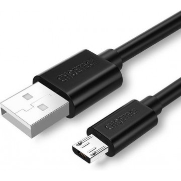 Choetech USB Kabel naar Micro-USB kabel 2.4A - 1M - Zwart