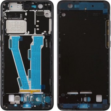 Let op type!! Middle Frame Bezel Plate with Side Keys for Xiaomi Note 3(Black)