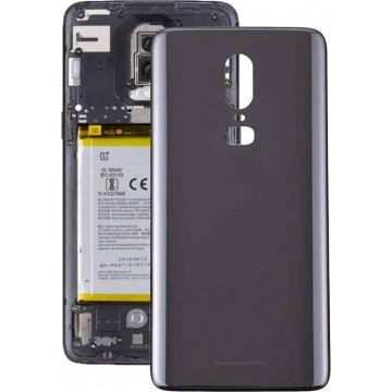 Let op type!! Back Cover for OnePlus 6(Jet Black)