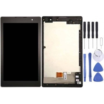 Let op type!! LCD Screen and Digitizer Full Assembly with Frame for ASUS ZenPad C 7.0 / Z170C (Black)