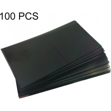 Let op type!! 100 PCS LCD Filter Polarizing Films for Galaxy Mega 6.3 / i9200