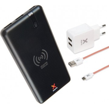 Xtorm Fuel Series Power Bank Wireless 6000 Essence -  Inclusief Android Micro USB Kabel - FSXW302-CX003