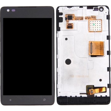 iPartsBuy For Nokia Lumia 900 LCD Screen + Touch Screen Digitizer Assembly with Frame(Black)