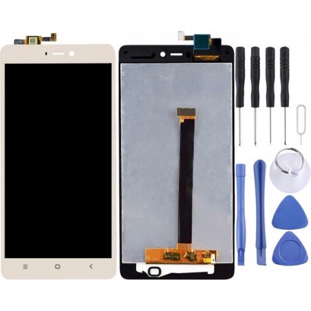 Voor Xiaomi Mi 4S LCD-scherm en Digitizer volledige montage (goud)