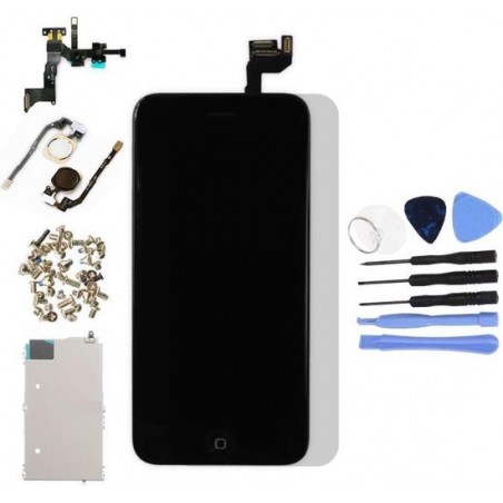 Nieuw - Voor Apple iPhone 6S 4.7" - AAA+ Voorgemonteerd LCD scherm Zwart & Tools + Screen Guard