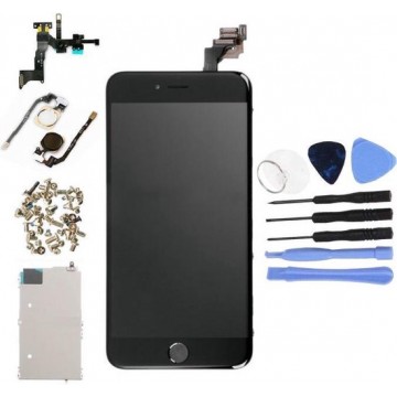 Voor Apple iPhone 6 Plus - A+ Voorgemonteerd LCD scherm Zwart & Tools