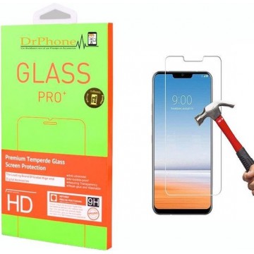DrPhone LG G7 ThinQ Glas - Glazen Screen protector - Tempered Glass 2.5D 9H (0.26mm)