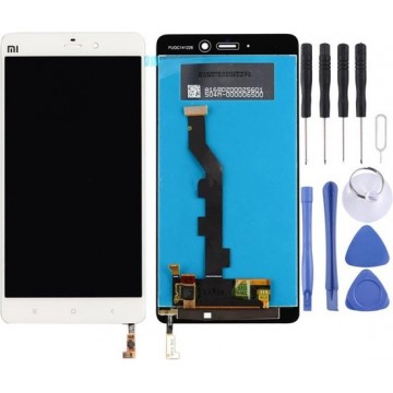 Let op type!! LCD Screen and Digitizer Full Assembly for Xiaomi Mi Note(White)
