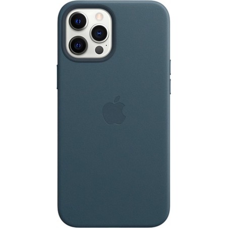 Apple leren hoesje met MagSafe - Voor iPhone 12 Pro Max - Baltisch blauw