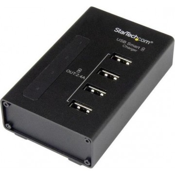 StarTech.com 4-Poort oplaadstation voor USB apparaten 48W/9.6A