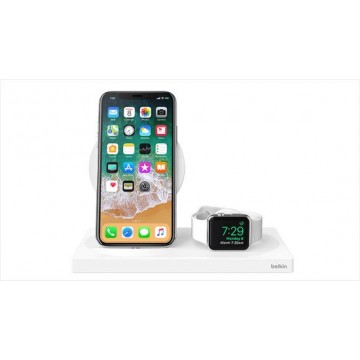Belkin Charge Dock voor Apple Watch/Iphone 7.5W - Wit