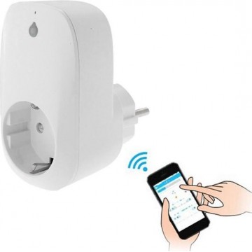 Let op type!! Draagbare gratis APP Wi-Fi Home / kantoren automatisering Smart draadloze WiFi stekker  EU Plug(White)