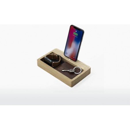 Oakywood iPhone Dock Organizer - Eikenhout