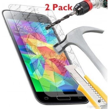 2 Pack - Samsung Galaxy S5 Glazen tempered glass / Screenprotector