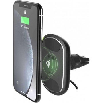 iOttie iTap 2 Wireless Fast Charging Ventilatierooster Autohouder - Zwart