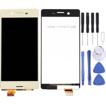 Let op type!! LCD Screen and Digitizer Full Assembly for Sony Xperia X (Rose Gold)