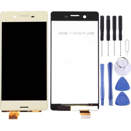 Let op type!! LCD Screen and Digitizer Full Assembly for Sony Xperia X (Rose Gold)