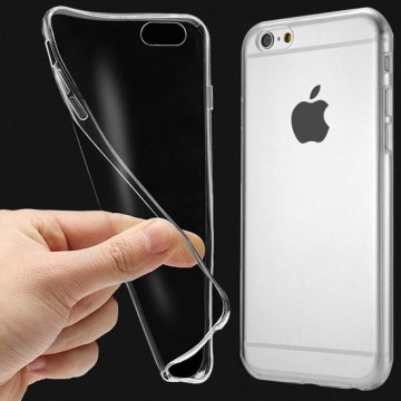 iPhone 6 6S 0.3mm Ultra Thin Soft TPU Transparant case hoesje
