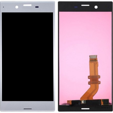 Let op type!! Original LCD Screen + Original Touch Panel for Sony Xperia XZ (Silver)