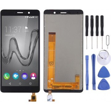 Let op type!! LCD Screen and Digitizer Full Assembly for Wiko Tommy 3(Black)