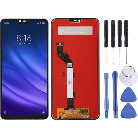 Let op type!! LCD Screen and Digitizer Full Assembly for Xiaomi Mi 8 Lite(Black)