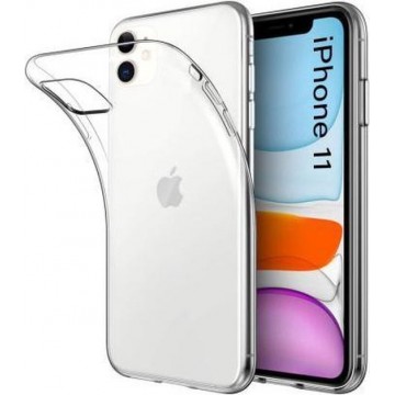 iPhone 11 Hoesje Transparant - Siliconen Case