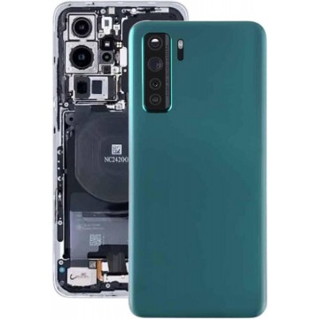 Let op type!! Originele batterij achterkant met cameralenscover voor Huawei P40 Lite 5G / Nova 7 SE(Groen)