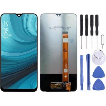 Let op type!! LCD Screen And Digitizer Full Assembly For OPPO A7 / A5s / AX7(Black)