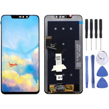 Let op type!! LCD Screen and Digitizer Full Assembly for Xiaomi Redmi Note 6 Pro (Black)