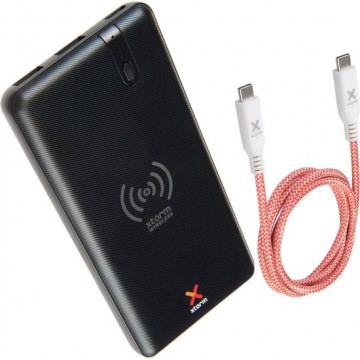 Xtorm Fuel Series Power Bank Wireless 6000 Essence -  Inclusief USB Type C naar Type C Kabel 100W- FSXW302-CX025