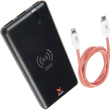 Xtorm Fuel Series Power Bank Wireless 6000 Essence -  Inclusief Apple Lightning naar USB Type C Kabel - FSXW302-CX027