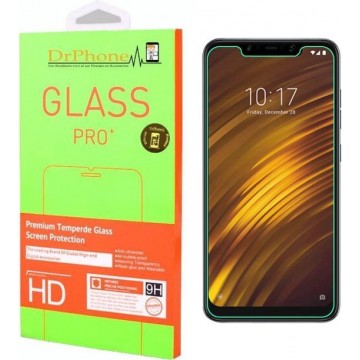 DrPhone - Xiaomi Pocophone F1 glazen Screen protector Tempered Glass 2.5D 9H (0.3mm)