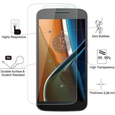 Motorola Moto G4 Tempered Glass Screenprotector