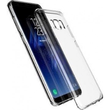 Transparant siliconen cover hoesje voor de Samsung Galaxy S8 Plus