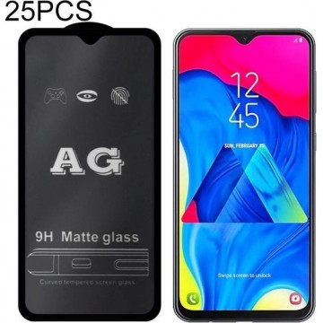 Let op type!! 25 stuks AG matte Frosted volledige dekking gehard glas voor Galaxy A8 PLUS (2018)
