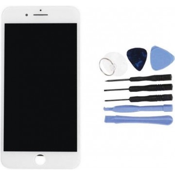 Voor Apple iPhone 7 Plus - Volledig Scherm (Touchscreen + LCD) - AAA+ Kwaliteit - Wit & Tools