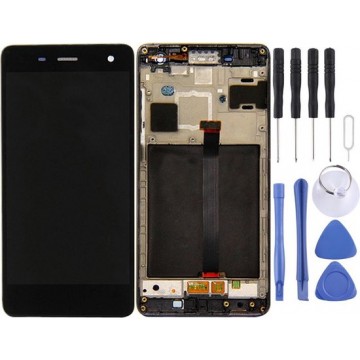Let op type!! For Xiaomi Mi 4 LCD Screen and Digitizer Full Assembly with Frame(Black)