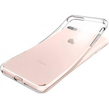 Transparant Pvc Siliconen iPhone 8 Plus Backcover Hoesje