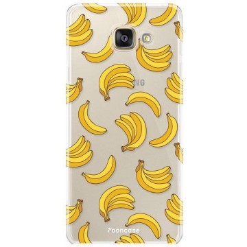 FOONCASE Samsung Galaxy A5 2016 hoesje TPU Soft Case - Back Cover - Bananas / Banaan / Bananen