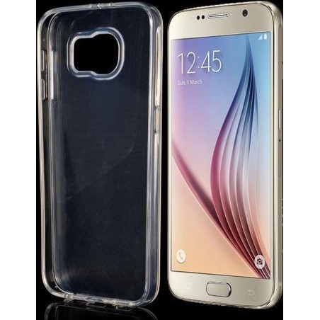 Hoesje geschikt voor Samsung Galaxy S6, gel case, doorzichtig