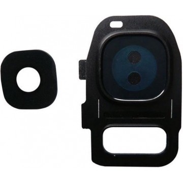 Camera Lens Cover - Zwart - geschikt voor de Samsung Galaxy S7