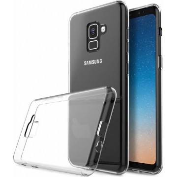 EmpX.nl Samsung Galaxy A5 (2018) / Galaxy A8 (2018) TPU Transparant Siliconen Back cover