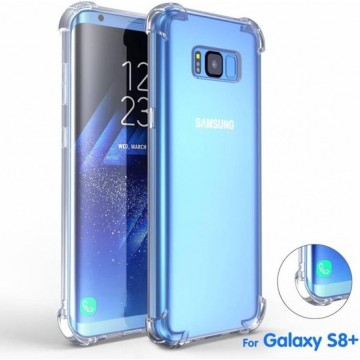 Shock Proof (Drop Cushion) Case met TPU Soft Frame hoesje voor Samsung Galaxy S8+ (Plus) Transparant Doorzichtig